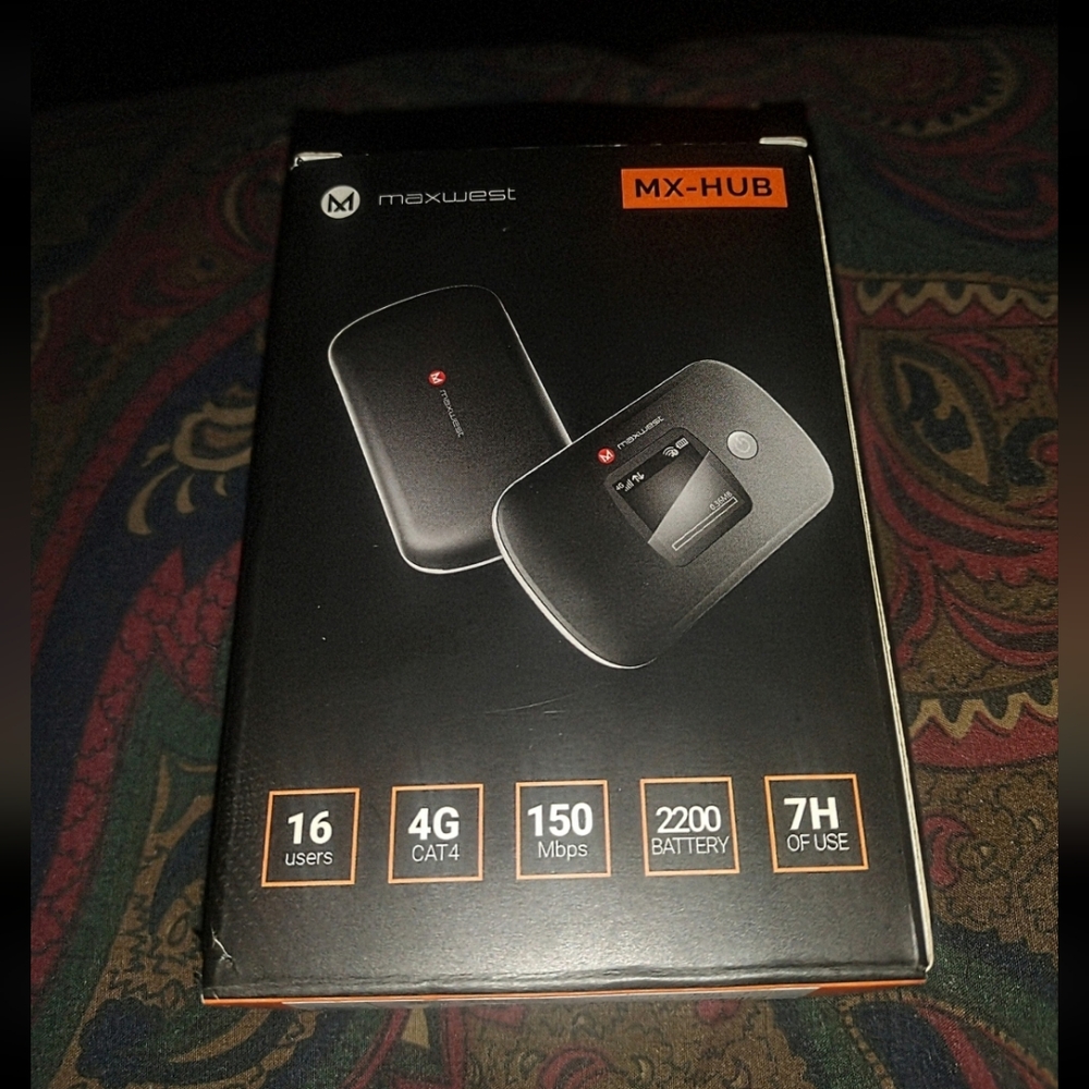 "Maxwest" MX-HUB Portable Hotspot Device